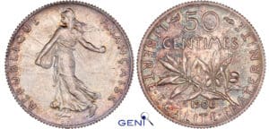 Troisième république (1871-1940) - 50 centimes Semeuse 1908