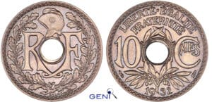 Troisième république (1871-1940) - 10 centimes Lindauer 1932