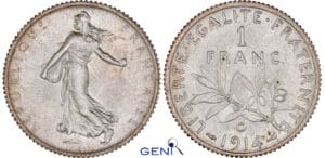 Troisième république (1871-1940) - 1 franc Semeuse 1914 C