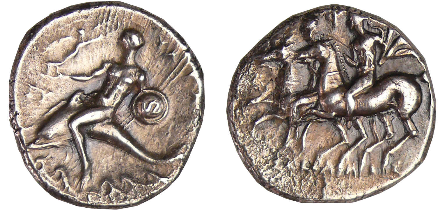 Calabre - Tarente - Taras - Didrachme (281-272 av. J.-C.) Calabre - Tarente - Taras - Didrachme (281-272 av. J.-C.)