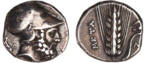 Italie - Lucanie - Métaponte - Statère à l'épi (350-330 av. J.-C.)