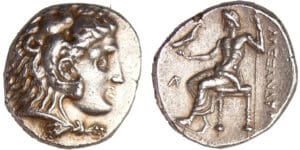 Macédoine - Alexandre III - Tétradrachme (336-323 av. J.-C., Byblos) Macédoine - Alexandre III - Tétradrachme (336-323 av. J.-C., Byblos)