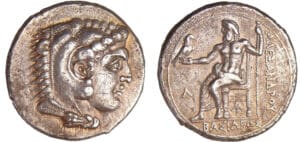 Macédoine - Alexandre III - Tétradrachme (336-323 av. J.-C., Aradus) Macédoine - Alexandre III - Tétradrachme (336-323 av. J.-C., Aradus)