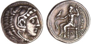Macédoine - Alexandre III - Tétradrachme (336-323 av. J.-C., Amphipolis) Macédoine - Alexandre III - Tétradrachme (336-323 av. J.-C., Amphipolis)