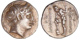 Macédoine - Démétrios Poliorkètes - Tétradrachme (294-288 av. J.-C.) Macédoine - Démétrios Poliorkètes - Tétradrachme (294-288 av. J.-C.)