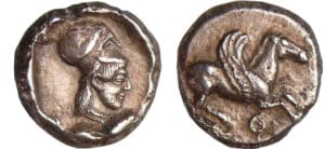 Illyrie - Corinthe - Période archaïque - Tétradrachme (550-450 av. J.-C.) Illyrie - Corinthe - Période archaïque - Tétradrachme (550-450 av. J.-C.)