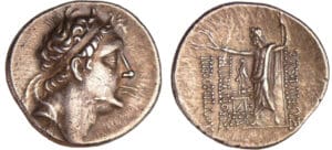 Bithynie - Nicoméde IV Philopator - Tétradrachme (94-74 av. J.-C.) année = ΔΣ, 204 (84/83) Bithynie - Nicoméde IV Philopator - Tétradrachme (94-74 av. J.-C.) année = ΔΣ, 204 (84/83)