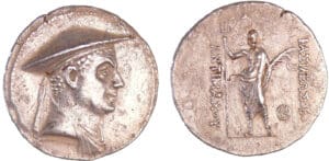 Royaume de Bactriane - Antimachos - Tétradrachme (171-160 av. J.-C.) Royaume de Bactriane - Antimachos - Tétradrachme (171-160 av. J.-C.)