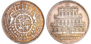 Pologne - Stanislaus I. Leszczynski (1704-1709) - Jeton en argent 1748