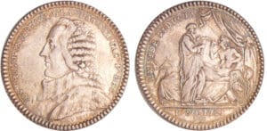 Jeton en argent - Doyen de la faculté de médecine de Paris, 1771-1781-1782