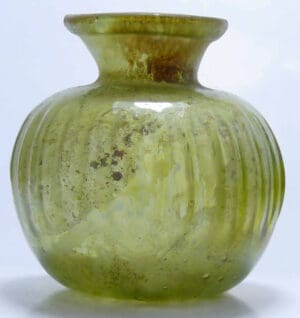 Romain - Aryballe panse en verre irisé - 100-300 ap. J.-C.