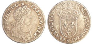 Louis XIV (1643-1715) - 1/12 d’écu à la mèche longue - 1658 N (Montpelier) Louis XIV (1643-1715) - 1/12 d’écu à la mèche longue - 1658 N (Montpelier)