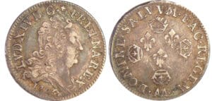 Louis XIV (1643-1715) - 10 sols aux 4 couronnes - 1706 AA (Metz) Louis XIV (1643-1715) - 10 sols aux 4 couronnes - 1706 AA (Metz)