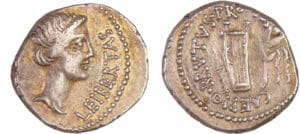 Brutus - Denier (été 42 av.J.-C., Lycia) Brutus - Denier (été 42 av.J.-C., Lycia)