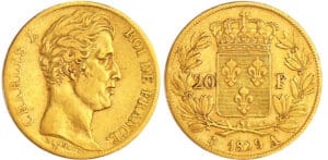 Charles X (1824-1830) - 20 francs 1829 A (Paris) Charles X (1824-1830) - 20 francs 1829 A (Paris)