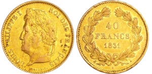 Louis-Philippe Ier (1830-1848) - 40 francs 1831 A (Paris)
