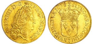 Louis XIV (1643-1715) - Louis d’or à l’écu - 1691 X (Amiens) flan réf