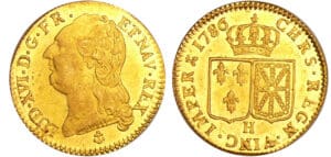 Louis XVI (1774-1792) - Louis d’or au buste nu - 1786 H (La Rochelle) 1er sem