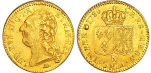 Louis XVI (1774-1792) - Louis d’or au buste nu - 1786 N (Montpellier) 2ème sem