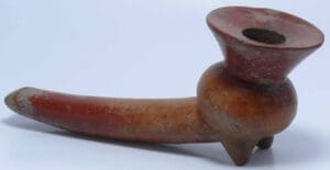 Précolombien - Pipe en terre cuite Précolombien - Pipe en terre cuite