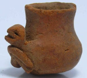 Précolombien - Equateur - Vase à onguents - 1000 av. J.-C. Précolombien - Equateur - Vase à onguents - 1000 av. J.-C.