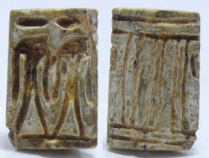 Egypte - 3ème période intermédiaire - Cachet en stéatite  - 1069-664 av. J.-C. (21ème-25ème dynastie)