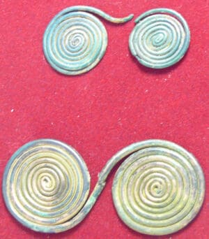 Celte - Fibules à lunettes - 200 av. J.-C.