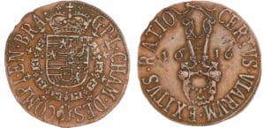 Pays-Bas méridionaux - Jeton - Expédition militaire, 1616 Anvers Pays-Bas méridionaux - Jeton - Expédition militaire, 1616 Anvers