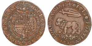 Pays-Bas méridionaux - Jeton - Chambre des Comptes de Brabant, 1619 Anvers Pays-Bas méridionaux - Jeton - Chambre des Comptes de Brabant, 1619 Anvers