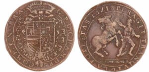 Pays-Bas méridionaux - Jeton - Chambre des Comptes de Brabant, 1621 Anvers Pays-Bas méridionaux - Jeton - Chambre des Comptes de Brabant, 1621 Anvers