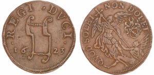 Pays-Bas méridionaux - Jeton - Frédéric de Marselaer, trésorier de Bruxelles, 1623 Bruxelles Pays-Bas méridionaux - Jeton - Frédéric de Marselaer, trésorier de Bruxelles, 1623 Bruxelles
