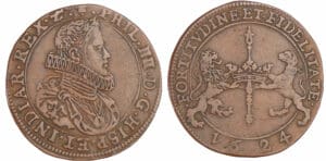 Pays-Bas méridionaux - Jeton - Loyauté envers Philippe IV, 1624 Bruxelles Pays-Bas méridionaux - Jeton - Loyauté envers Philippe IV, 1624 Bruxelles