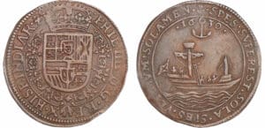 Pays-Bas méridionaux - Jeton - Situation désastreuse des Pays-Bas espagnols, 1630 Anvers Pays-Bas méridionaux - Jeton - Situation désastreuse des Pays-Bas espagnols, 1630 Anvers
