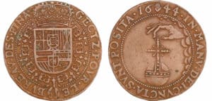 Pays-Bas méridionaux - Jeton - Bureau des Finances, 1644 Anvers Pays-Bas méridionaux - Jeton - Bureau des Finances, 1644 Anvers