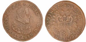 Pays-Bas méridionaux - Jeton - Bureau des Finances, 1654 Bruxelles Pays-Bas méridionaux - Jeton - Bureau des Finances, 1654 Bruxelles