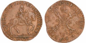 Pays-Bas méridionaux - Jeton - Bureau des Finances, 1672 Anvers Pays-Bas méridionaux - Jeton - Bureau des Finances, 1672 Anvers