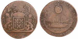 Pays-Bas méridionaux - Jeton - Jean-Jacques de Brouckhoven, intendant du canal, 1696 Bruxelles Pays-Bas méridionaux - Jeton - Jean-Jacques de Brouckhoven, intendant du canal, 1696 Bruxelles