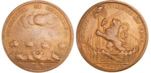 Pays-Bas méridionaux - Jeton - Les 7 provinces, 1702 Pays-Bas méridionaux - Jeton - Les 7 provinces, 1702