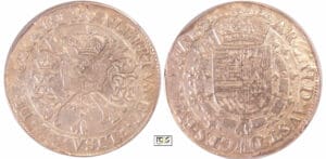 Belgique - Brabant - Albert et Isabelle (1598-1621) - 1 patagon 1617 Anvers Belgique - Brabant - Albert et Isabelle (1598-1621) - 1 patagon 1617 Anvers