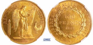 Troisième république (1871-1940) - 100 francs Génie 1882 A (Paris)