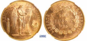Troisième république (1871-1940) - 100 francs Génie 1907 A (Paris)