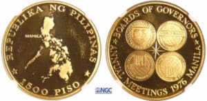 Philippines - République (1946 à nos jours) - 1500 Piso 1976 Philippines - République (1946 à nos jours) - 1500 Piso 1976