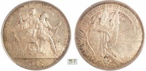 Suisse - Tir Fédéral - Canton de Lugano 5 francs 1883