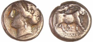 Campanie - Néapolis - Didrachme (340-241 av. J-C) Campanie - Néapolis - Didrachme (340-241 av. J-C)