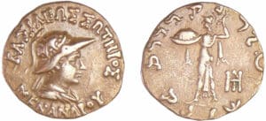 Royaume de Bactriane - Menander - Drachme (160-145 av. J.-C.) Royaume de Bactriane - Menander - Drachme (160-145 av. J.-C.)