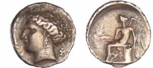 Bruttium - Terina - 1/3 de statère (400-356 av. J.-C.) Bruttium - Terina - 1/3 de statère (400-356 av. J.-C.)