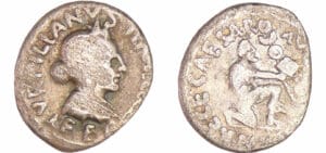Octave Auguste - Turpilianus - Denier (19-18, Rome) - Bacchus Octave Auguste - Turpilianus - Denier (19-18, Rome) - Bacchus
