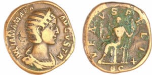 Julia Mamée - Sesterce (224, Rome) - Vénus Julia Mamée - Sesterce (224, Rome) - Vénus