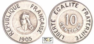 Troisième république (1871-1940) - 10 centimes François Rude 1905 épreuve en nickel