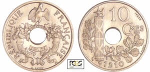 Troisième république (1871-1940) - 10 centimes Patey 1910 essai